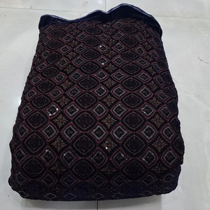 Velvet Embroidered Fabric Designer Fabric Luxury Fabric Velvet Lace Fabric for <b>Modest</b> Fashion Garment Manufacturing Export UK EU - Product Image 6
