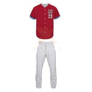 Uniformes de baseball pour hommes fabriqués en usine, design unique, respirants, de haute qualité, avec logo personnalisé imprimé - Product Image 4