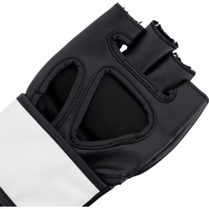 Gants MMA demi-doigts en cuir avec fermeture Velcro unisexe pour l'entraînement aux arts martiaux - Product Image 4