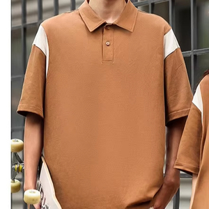 เสื้อโปโลผู้ชายราคาถูก พิมพ์ลายโลโก้ตามสั่ง ผ้าฝ้าย เสื้อโปโลปักโลโก้ตามสั่ง เสื้อผ้าผู้ชายไซส์ใหญ่พิเศษ เสื้อเชิ้ตผู้ชาย - Product Image 1