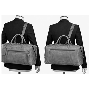 Sac de voyage vintage en cuir Crazy Horse |   Sac de voyage grande capacité pour hommes et femmes |   Sacs de voyage en stock et sur mesure - Product Image 6