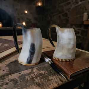 Llavero de Lujo con Diseño Vikingo, Ecológico, a Prueba de Fugas, en Forma de Cuerno Pequeño, Coleccionable, para Camping, a Precio Económico - Product Image 1