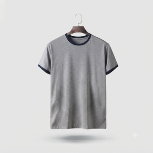 T-shirt pour homme à col rond, personnalisable avec impression sur le devant, 100% polyester, manches courtes, haute qualité, prix bas, respirant - Product Image 6