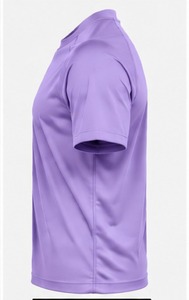 <b>Men's</b> Purple Short Sleeve Quick Dry Index Apparel T-Shirt Regular Fit O-Neck Jersey Fabric Casual Style - Product Image 3