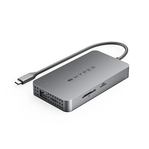 HyperDrive HUB USB-C de 10 Puertos con Doble HDMI para MacBook, PC con Windows, Chromebook ai usb - Product Image 1