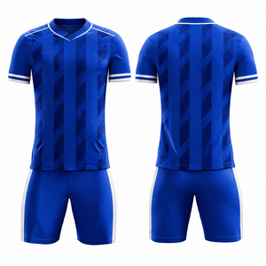 Ensemble de maillots de football unisexes personnalisés avec impression de nom - Sublimation respirante, séchage rapide, extensible dans les 4 sens, vêtements d'entraînement de football - Product Image 6