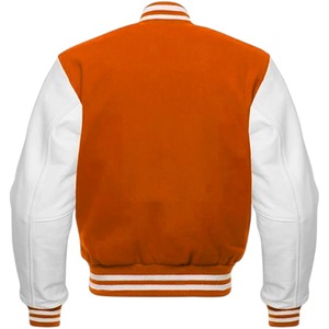 Blousons universitaires personnalisés pour hommes – Chauds, respirants, écologiques, style baseball, manches en polyester, broderie frontale – Collection Automne - Product Image 3
