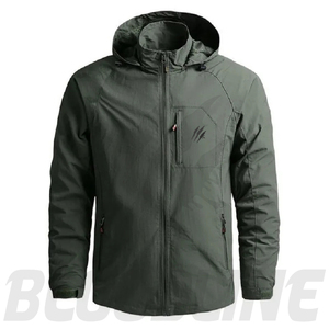 Men's Color Blocking Eco-Friendly <b>Waterproof</b> Breathable Windproof Quick Dry Puffer <b>Jacket</b> Zipper Closure Formal Winter Regular - Product Image 3