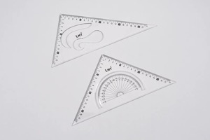Juego de Transportador y Regla de Medición para Uso Escolar, Universitario y de Oficina, para Medir Ángulos con Precisión, Proveedor Indio - Product Image 3
