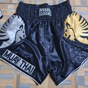 กางเกงมวยไทยคลาสสิก ผ้าเนื้อนุ่ม ระบายอากาศได้ดี เป็นมิตรกับสิ่งแวดล้อม แห้งเร็ว ทนทาน ทรงสปอร์ต เอวยางยืด - Product Image 1