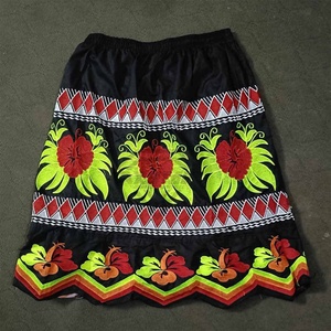 Customized Women's Micronesian Skirts Polynesian Printed Embroidery Fashion Breathable High Quality Micronesian Skirts - Product Image 2