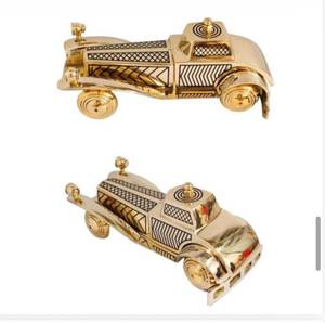 Figurine de voiture vintage élégante plaquée or, décoration artisanale pour table de salon, au meilleur prix - Product Image 3