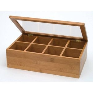 Custom Logo Lacquered Wooden <b>Tea</b> Storage <b>Box</b> | Foldable Durable Handmade Gift <b>Box</b> with Lid Customizable Capacity & Easy Cleaning - Product Image 2