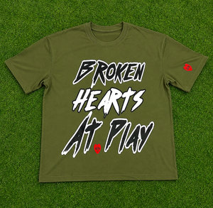 Camiseta Urbana Extra Grande Personalizada con Estampado Gráfico de Corazones Rotos, Algodón Grueso, Unisex, Fabricante OEM ODM - Product Image 5