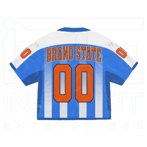 Camiseta de fútbol vintage personalizada al por mayor, camiseta de malla holgada, ropa deportiva de sublimación para equipos, polos con cuello vuelto - Product Image 2