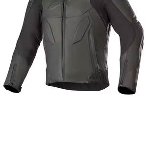 Veste de moto en cuir de vachette de haute qualité avec protections externes pour les épaules et les genoux, respirante - Product Image 3