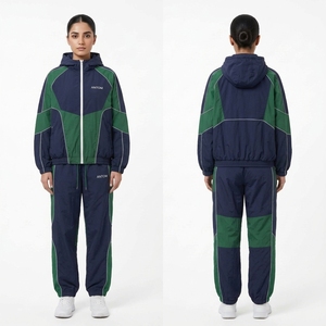 Kids Slim Fit Windbreaker Tracksuit - Windbreaker <b>Jacket</b> & Pants Set for Jogging, Bulk Order - Product Image 5