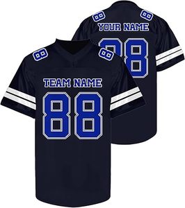 Camisetas de Fútbol Americano Sublimadas con Logotipo de Equipo Personalizado, Manga Corta, Transpirables, que Absorben la Humedad, Venta al Por Mayor - Product Image 6