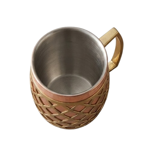 Copper Julep Cup <b>Large</b> Selling Metal Handle for Cocktail Serving Drinkware & Accessories Handmade Copper <b>Mug</b> - Product Image 2