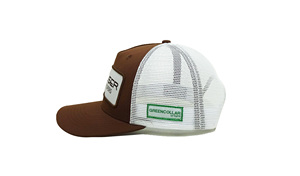 Casquette Trucker 5 Panneaux en Maille Blanche Respirante avec Écusson Tissé Personnalisable, Fabriquée au Vietnam pour l'Extérieur et un Style Toute l'Année - Product Image 2