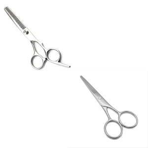 Tijeras de barbero de precisión para corte y recorte profesional del cabello, tijeras de acero inoxidable para peluquería y barbería - Product Image 2