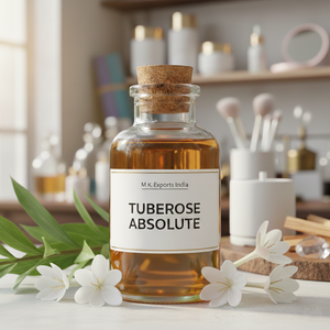 Huile absolue de tubéreuse indienne, extrait naturel de Polianthes Tuberosa pour la parfumerie fine et la formulation de cosmétiques de luxe - Product Image 5