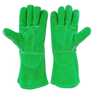 ถุงมือเชื่อมหนังวัวแท้คุณภาพพรีเมียม ทนความร้อน ป้องกันการลวก พร้อมเสริมความแข็งแรงบริเวณฝ่ามือ - Product Image 3