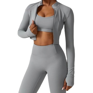 Conjunto de Top y Shorts de Cintura Alta Elástica de Doble Capa, de Secado Rápido, Transpirable, con Estampado Digital, de Spandex/Nylon, de Alta Calidad - Product Image 2