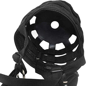 Nouveau design, muselière pour cheval en nylon de haute qualité, rembourrage doux, sangles réglables, légère, pour la protection lors du pâturage, confort maximal - Product Image 1