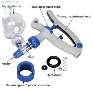 Jeringa de Vacunación Veterinaria de Acero Inoxidable, Inyector Continuo de 30, 50 y 100 cc, Certificación CE, Garantía de 3 Años para Uso Quirúrgico - Product Image 4