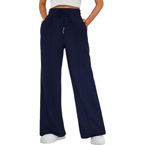 Pantalones Deportivos de Felpa Personalizados para Mujer, Pantalones Deportivos Casuales con Parches y Cintura Elástica - Product Image 1