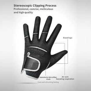 Guante de golf para mano izquierda, guante de golf de tela de microfibra para hombre, transpirable, duradero, agarre estable, súper suave, ligero, guantes de golf geniales - Product Image 4