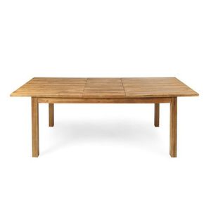 Moderno Juego de Comedor de Madera de Acacia de 7 Piezas, 6 Sillas y 1 Mesa Grande para Jardín, Patio o Terraza - Product Image 4