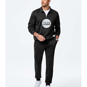 <b>Razers</b> Impex 100% Cotton Winter Casual Breathable Woven Knitted French Terry Flared Zip-Up Tracksuit Set <b>for</b> <b>Men</b> - Product Image 4