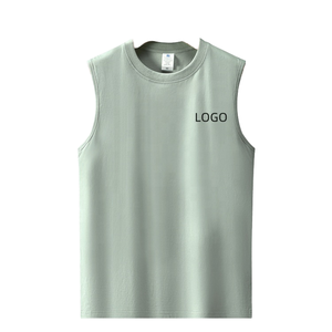 OEM Custom White <b>Men's</b> Gym <b>Vest</b> New Design Casual <b>Stringer</b> Workout Tank Top Breathable Knitted Bodybuilding <b>Vest</b> Wholesale - Product Image 5