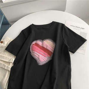 Camiseta de Verano Unisex de Alta Calidad 100% Algodón, Talla Grande, con Logotipo Personalizado, Antiencogimiento, Personalizada para Mujer, MOQ Bajo, Hecha en BD - Product Image 3