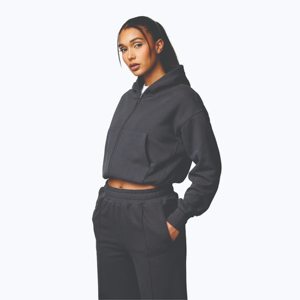 Professional Design Women's Custom Printed One <b>Set</b> Short Crop Top Tracksuits Streetwear 100% Cotton for Winter Hot Price - Product Image 5