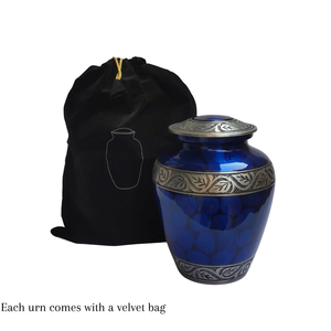 Elegant Handmade Beaded <b>Memorial</b> Urn Decorative Ashes Container for Home Display At Best Price - Product Image 3