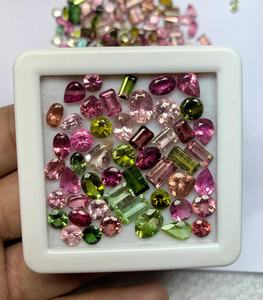Turmalina natural multicolor de formas mixtas facetadas, piedra suelta para la fabricación de joyas, proveedor mayorista. - Product Image 3