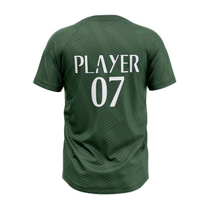 Maillots de baseball et de softball personnalisés, impression de haute qualité, tissu 100% polyester respirant, séchage rapide, logo d'équipe imprimé - Product Image 3