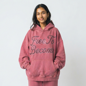 Women Pullover Oversize Hoodies Casual 100% Polyester Fleece Heavy <b>Weight</b> 430GSM Long Sleeve Baggy Drop Shoulder Hoodies - Product Image 1
