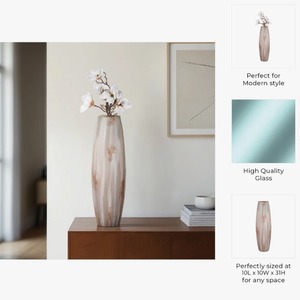 Minimalist Handmade Metal Tabletop Vase With Textured Finish For Housewarming Decor - Product Image 4
