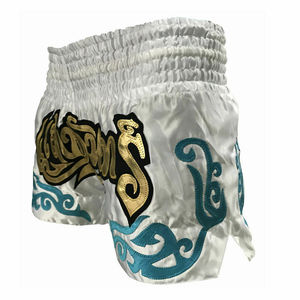 Pantalones Cortos de Muay Thai Sublimados Personalizados para Hombre, Cómodos y de Venta Caliente, Pantalones Cortos de Kick Boxing y Muay Thai Personalizados para Adultos - Product Image 2