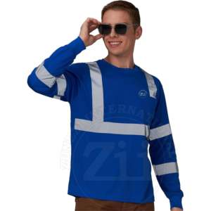Camisetas de Seguridad Reflectantes con LED, Impermeables, de Alta Visibilidad, ANSI Clase 1, Ligeras, de Secado Rápido y Transpirables, para Trabajo, 100% - Product Image 1