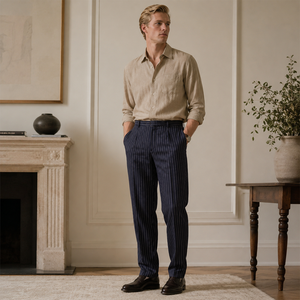 <b>Man</b> Dress <b>Pant</b> Wrinkle Resistant Trousers <b>Man</b> Dress <b>Pant</b> Slim Business Office <b>Pants</b> Straight Leg <b>Stretch</b> Breathable Lightweight - Product Image 6