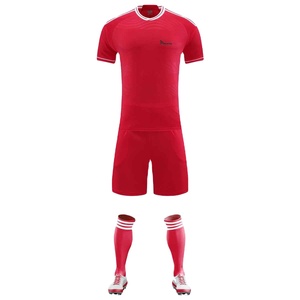 Conjunto de Camiseta de Fútbol Edición Jugador, Transpirable, de Secado Rápido, Estampada, 100% Poliéster, Pantalones Cortos Deportivos, Camiseta Personalizada, Colores Personalizados - Product Image 4