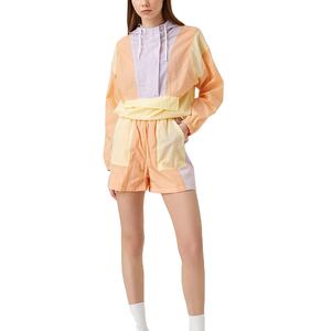 Veste coupe-vent décontractée à manches longues avec doublure en nylon tissu tissé veste coupe-vent de course personnalisée en gros pour femmes - Product Image 3