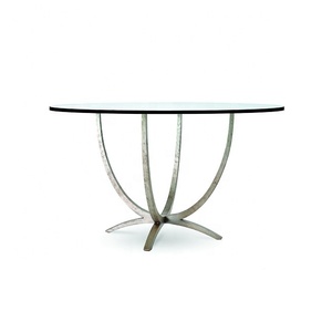 Table centrale multifonctionnelle de concepteur de table centrale de canapé de conception faite à la main avec le dessus en verre arrondi - Product Image 3