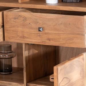 Aparador Vandana Autumn Shape en acacia y metal con frentes con diseño de rompecabezas - Product Image 4