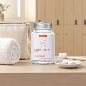 [FROM OREUM] Dentifrice solide pour la nuit, saveur mandarine de Jeju, 60 comprimés, pour les voyages et les articles de toilette personnels - Product Image 3